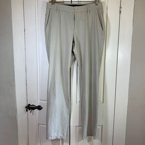 Under Armour‎ Golf Pants Performance Lightweight Beige Athletic Size 34x32 READ